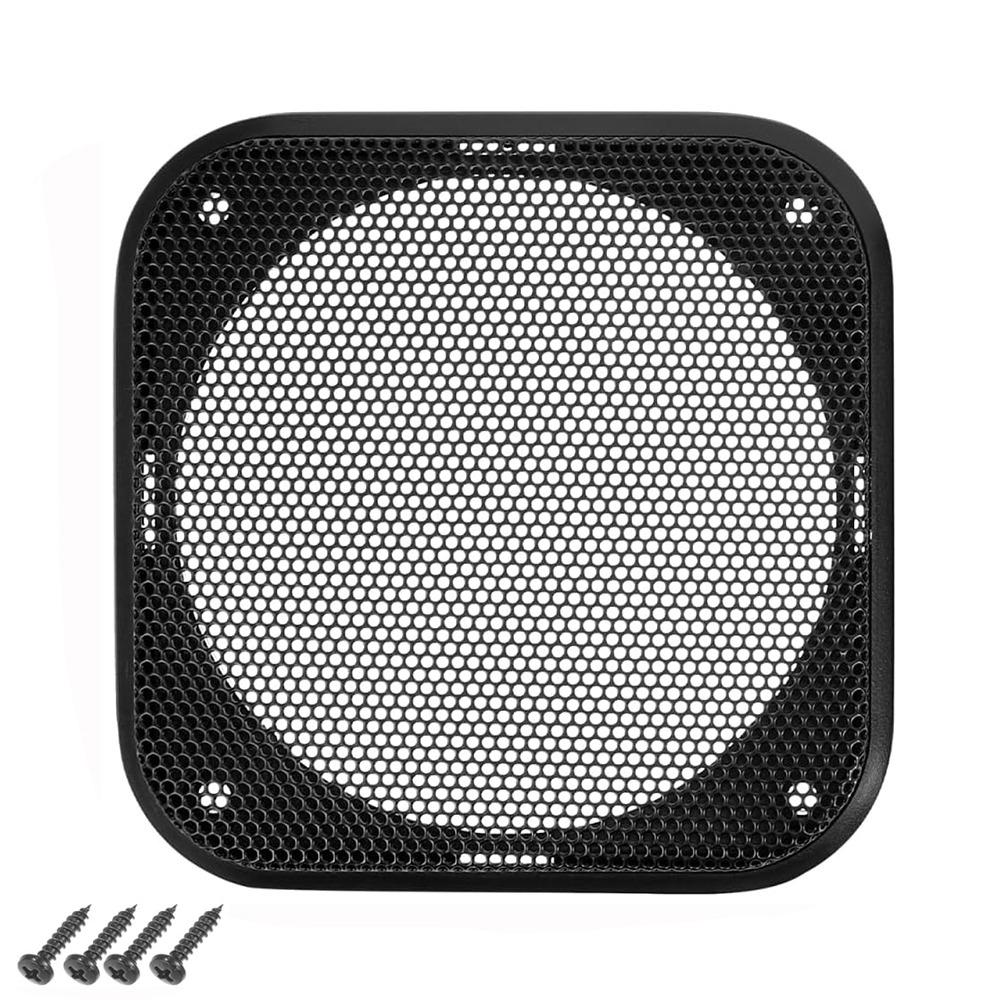 Square Speaker Grill Cover Metal Mesh Speaker Frame Easy Install Speaker Protective Cover