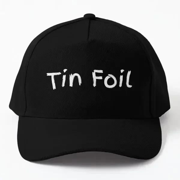 Tin Foil Hat Baseball Cap Hat Bonnet Unisexs Snapback Printed Sun Solid Color Sport Summer Czapka Black Casual Boys Women Outdoor