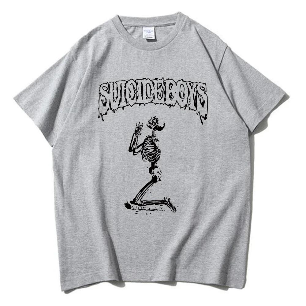 Футболка Suicideboys G59 Футболка Suicideboys Tour Футболка Suicideboys Merch Американская хип-хоп футболка с круглым вырезом Повседневная женская футболка Harajuku
