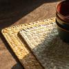 Rectangular Rattan Placemats Braided Wicker Woven Mat Seagrass Woven Placemats  Dining Table