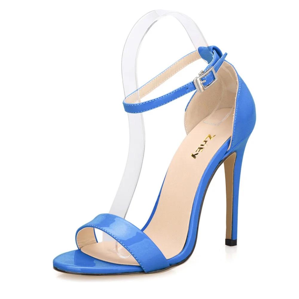 Женские сексуальные туфли-лодочки Летние босоножки на низком каблуке 5 см с ремешком на щиколотке Открытые носки Сексуальные туфли на высоком каблуке Свадебные туфли для вечеринок Женские босоножки больших размеров