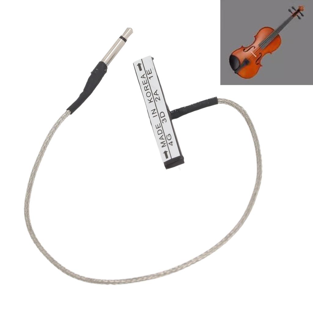 Звукосниматель для скрипки, высокочувствительный, антиинтерференционный, акустический скрипичный пьезоэлектрический звукосниматель с разъемом 2,5 мм