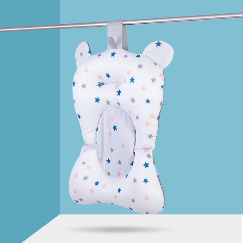 Коврик для ванной для детского душа, Нескользящий коврик для ванны для новорожденных, безопасный складной коврик для кормления, удобная подушка для тела, подушка