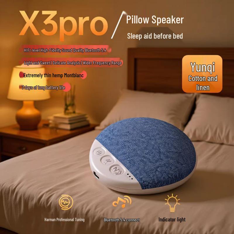 Многофункциональный Bluetooth-динамик для прикроватной тумбочки для сна с высококачественным звуком и белым шумом