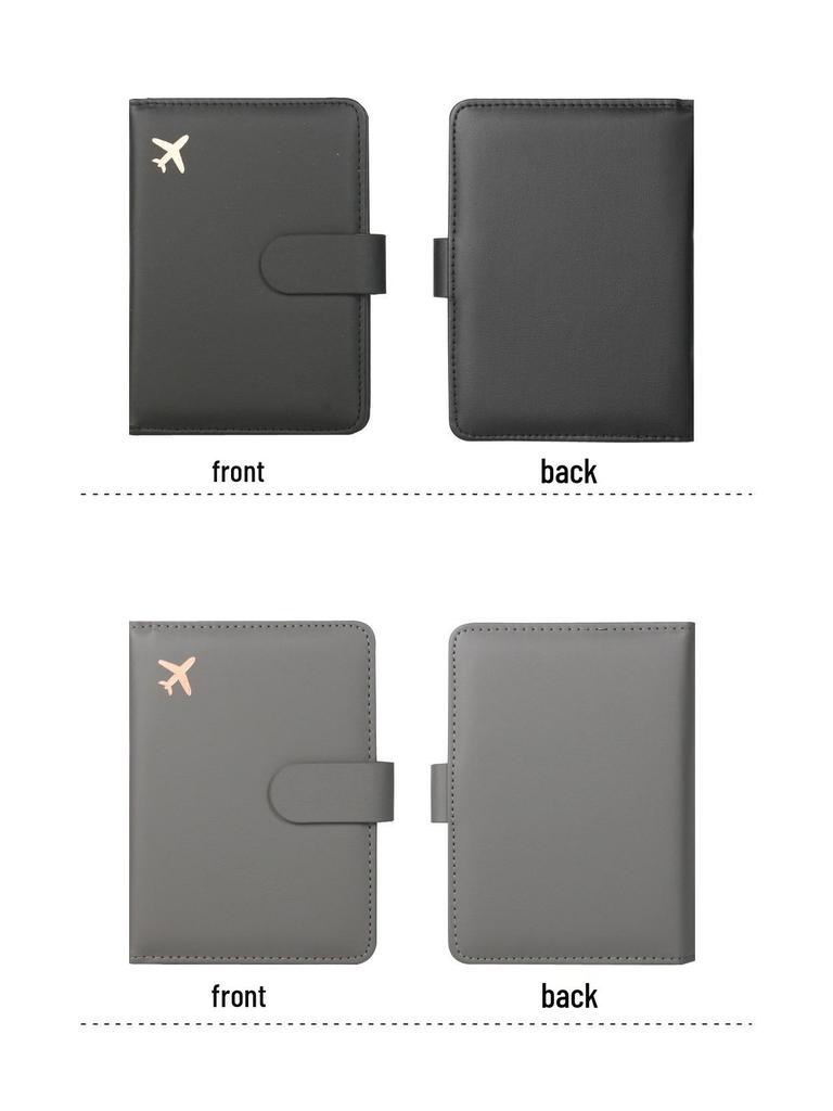 Портативный многофункциональный держатель для паспорта с RFID-защитой, с несколькими слотами для карт, из ПУ кожи, защитник билетов для пересечения границы