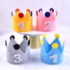 Birthday Party Hat Comfortable Size Handmade Crown Shape Wide Applications Ornamental Party Decoration Wear Resistant Happy Birthday Party Decor