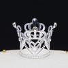 1/50pcs Mini Crown Cake Decoration Tiny Baby Small Pearl Tiara Crown Princess Topper Children Hair Ornaments Party Cake Decors