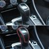 Автомобильные кожаные карбоновые чехлы для рычагов переключения передач для Volkswagen Sagitar Аксессуары для VW Passat