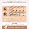 Learning Wooden Mathematics Number Matching Arithmetic Board Children Toy Puzzle