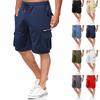 Мужские летние шорты для спецодежды, свободные повседневные брюки с пятью точками, мужские шорты для бега на молнии с несколькими карманами