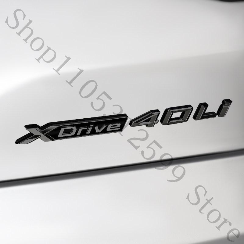 For BMW X5L F15 G05 Modified Emblem, Xdrive40Li Rear Badge Sticker, xDrive Logo & High-Performance Decorative Trim