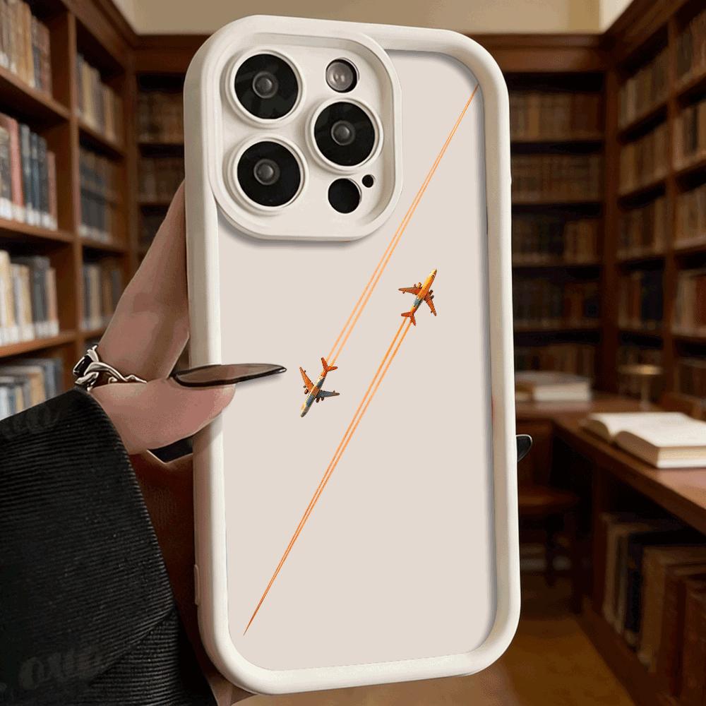 Ретро Стиль Самолеты Мягкий ТПУ Ударопрочный Чехол Для Xiaomi Redmi Note 15 14 13 12 11 Pro Защитная Задняя Крышка От Падений