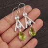 Peridot Earrings Gemstone Jewelry, 925 Solid Sterling Silver Earrings, Handmade Jewelry Birthstone Earrings, Gift For Him