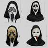 White Scream Mask Skull Ghost Face Masquerade Halloween Party Mock Prop Gift