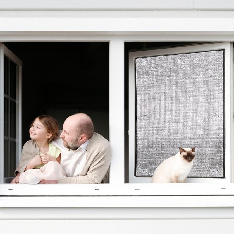 Reflective Insulation Insulated Aluminum Film Window Heat Blocker Insulation Heat Shield Radiant Barrier For Attic Window