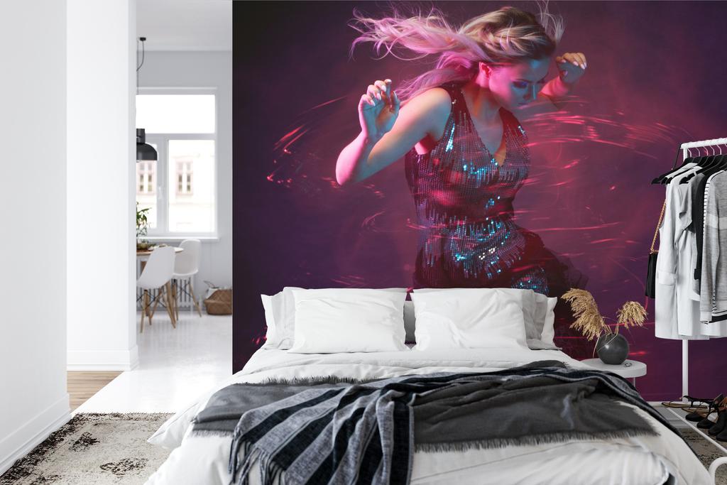 Photomural Young Woman In Dance Smooth Vinyl 208x146