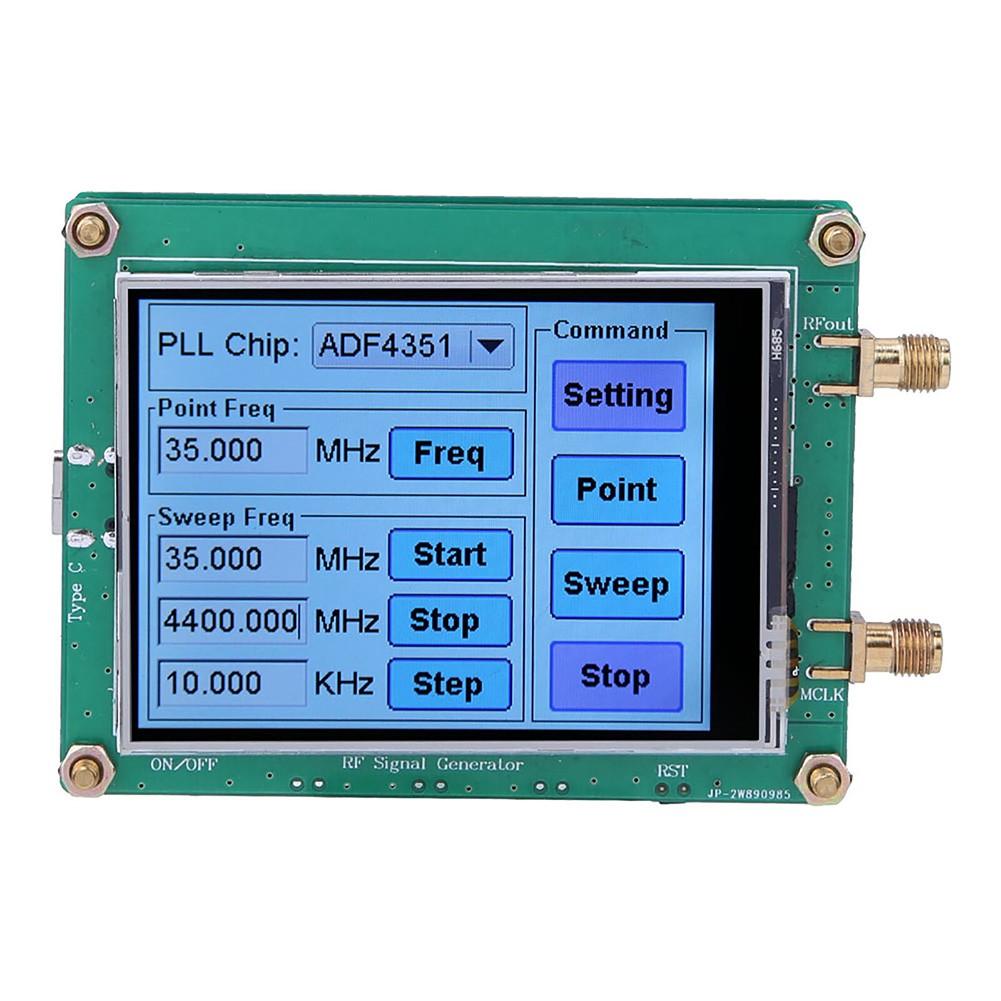 ADF4350ADF4351 РЧ Генератор Интерфейс с Сенсорным Экраном Возможность Управления с ПК