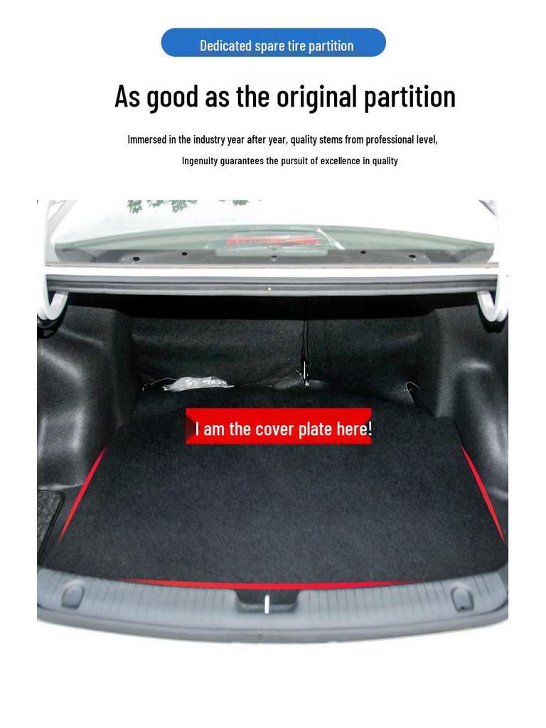 Коврик-разделитель багажника и чехол на запасное колесо для Kia Furui Di K2