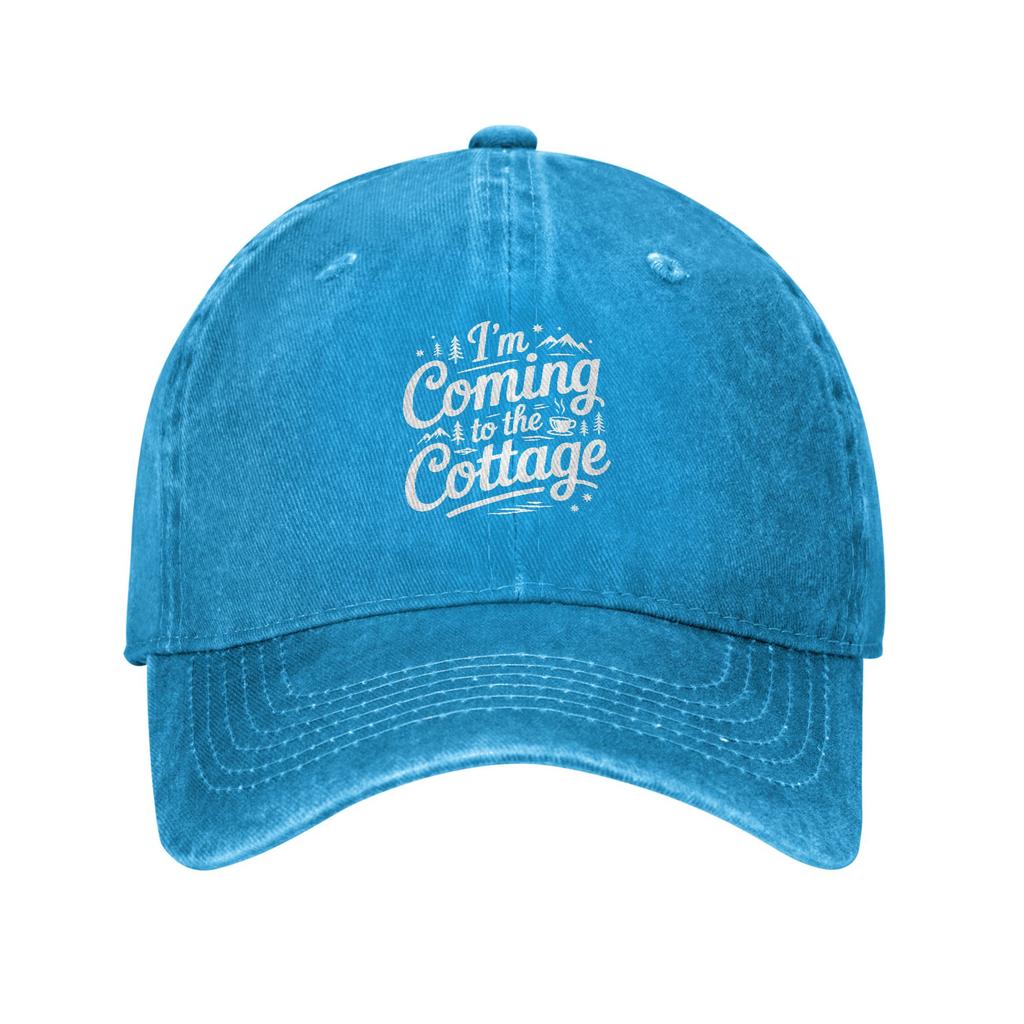 Im coming to the cottage Casual Baseball Cap For Men Women Summer Heated Rivalry Hat DIY Print Wholesale Baseball Caps