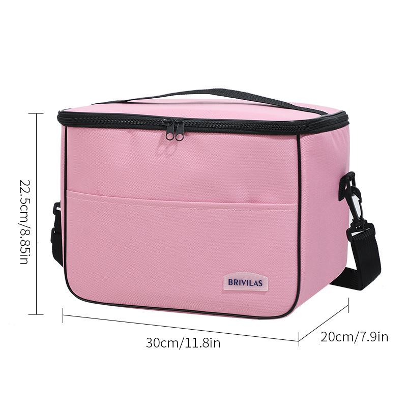 Изолированная сумка-тоут для подогрева ланча - Большая вместимость, сумка для бенто для офисных работников