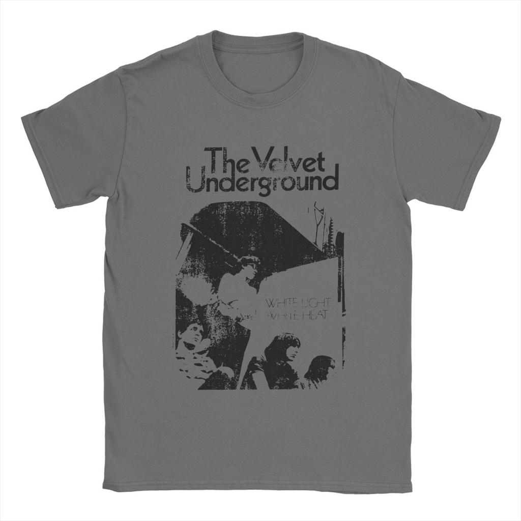 Повседневные футболки The Velvet Underground для мужчин с круглым вырезом из чистого хлопка футболки с коротким рукавом идеи для подарков топы