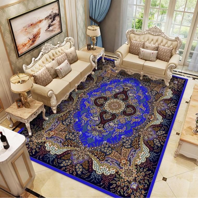 Ковер для гостиной в европейском стиле, напечатанный ковер для журнального столика в гостиной, коврик для рабочего стола, ковер у кровати в спальне