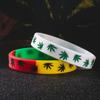 Wristband Waterproof Silicone Creative Bangle Silicone Bracelet Wristband Maple Leaf Bracelet