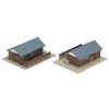 KATO N Gauge Railway Official Housing Set of 2, Complete Model 23-235, Railway Model Supplies