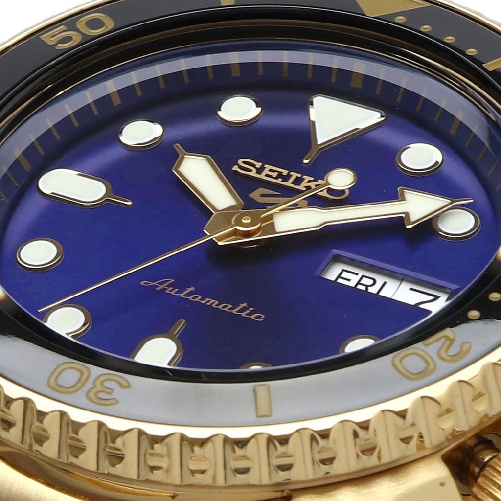 SEIKO 5 SPORTS SKX Sports Style Automatic Watch Made in Japan Special Creation SRPK20 Cobalt Blue x Gold Overseas Model [Seiko] U.S. Men's [Item]
