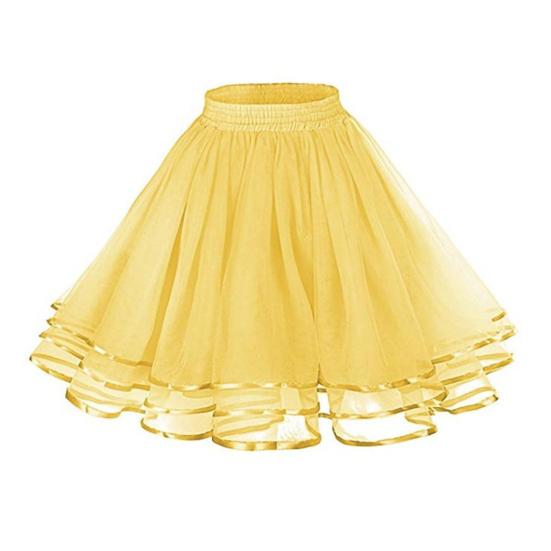 Юбка-подъюбник для девочек из пышного тюля с эластичной завышенной талией, пышная 3-слойная юбка из тюля, юбка на атласной подкладке, платье-юбка