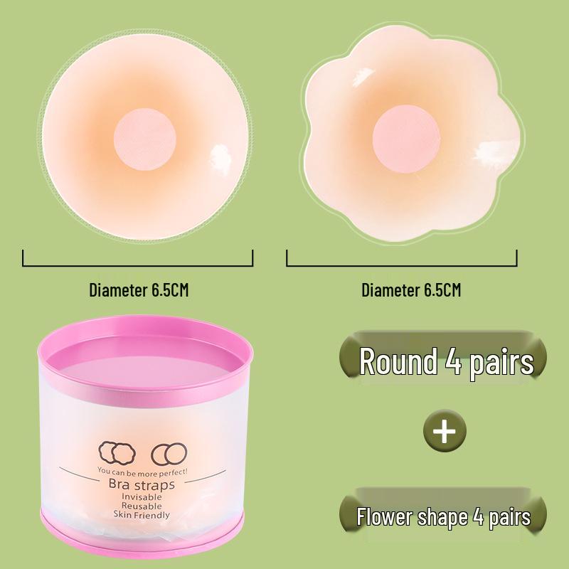 Silicone Nipple Covers: Invisible, Waterproof, Anti-Slip Petals for Small/Large Busts - Prevents Wardrobe Malfunctions