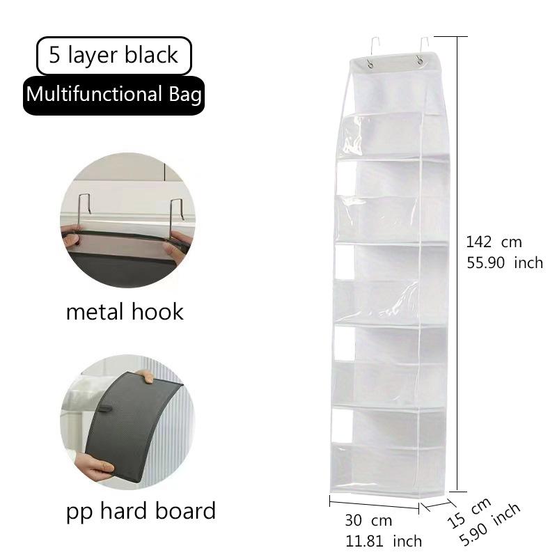 Настенный многослойный подвесной органайзер для хранения одежды и игрушек