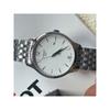 Tissot Кварцевый механизм Tissot, простые и универсальные кварцевые часы для мужчин/женщин, Swiss-made, 42 мм, белый циферблат T063.610.11.037.00