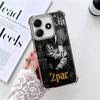 Рэпер 2pac Певец Тупак Мягкий чехол для телефона Для Xiaomi Redmi Note 14 15 Pro Plus 13 12 11S 11T 5G 10 9S 9 Покрытие Противоударный Fundas