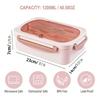 1pc Bento Box Adult Lunch Box, Containers For Adults Men Women With 3 Compartments, Lunchable Food Container Back To School