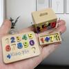 1 Набор Миниатюрная Модель-Симуляция Кукольный Домик Буквы Цифры Блоки Пазл Сортировка Математические Кирпичики Маленькое Украшение Игрушки Для Детей