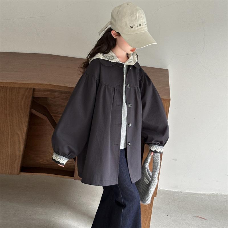 Девочковый модный кружевной жакет и тренч - Стильная осенняя мода для подростков