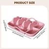 Silicone Taco Holder Platter Fit Dishwasher with Dividers Handles Tray Rack Dish for