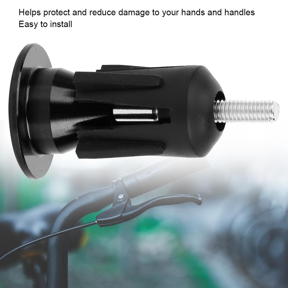 1 пара алюминиевых сплавов, черная велосипедная ручка, заглушка для руля, 22*42 мм
