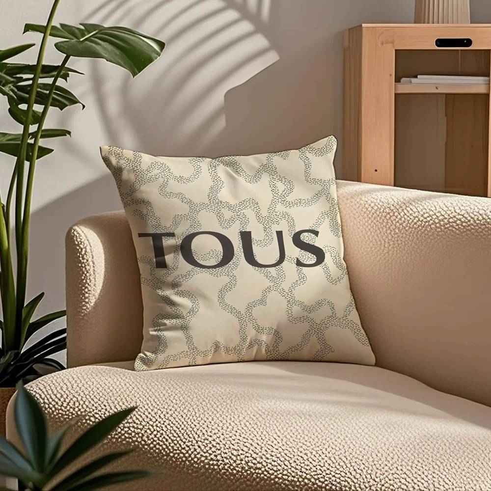 CRAFTED WITLOVE Наволочка T-touS-s Уют Диван-кровать Шелковистая элегантная Скрытая молния Индивидуальная Декоративная наволочка