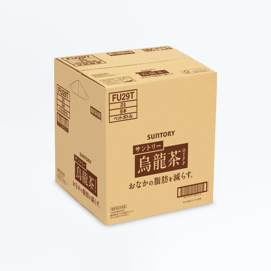 Exclusive Restock Suntory Oolong Tea Functional Claims Food 2L X 9 Bottles [Amazon Brand]