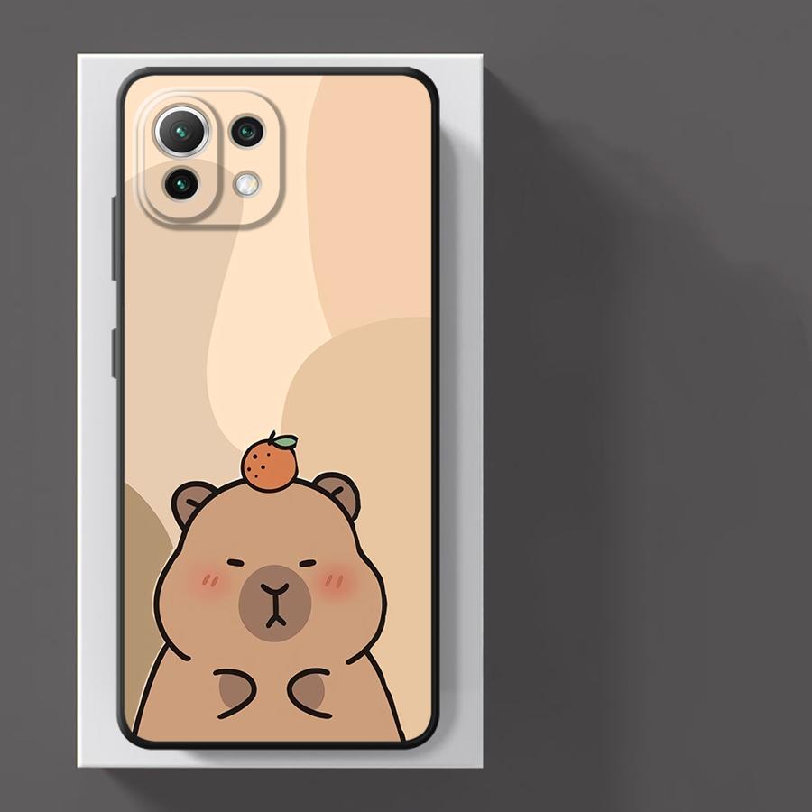 Милый чехол-капибара для Xiaomi Poco F8 M3 M4 M7 Pro M5 C61 C75 C71 F1 F3 C50 X3 X4 X5 X7 Pro Funda Чехол для телефона