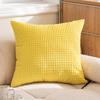 Corn Kernel Corduroy Decorative Throw Pillow Cover for Sofa, Pillowcase Only (No Insert)