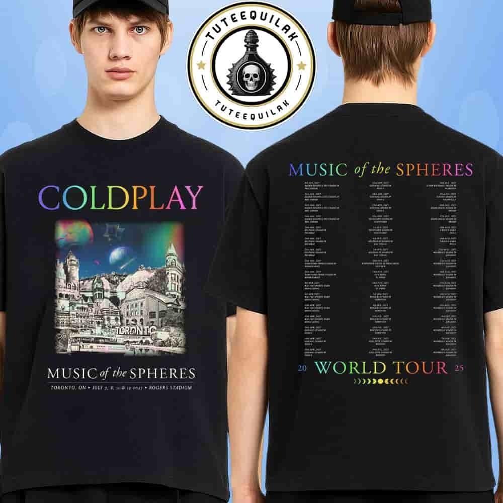 Coldplay Madison 2025 Music Of The Spheres World Tour Venue T-Shirt S-5XL Unisex T-Shirt