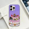 Cartoon K-KAKAO CUTE F-FRIENDS Soft Corrugated Phone Case For IPhone 11 12 13 14 15 16 17 Pro Max Plus Pro Shockproof Cover