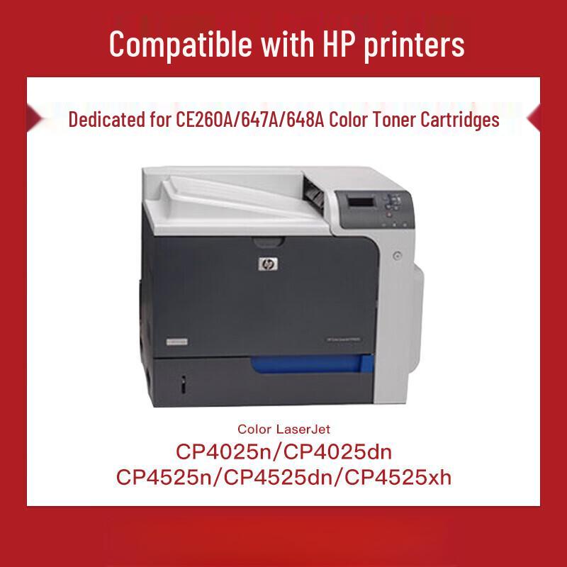 Befon Compatible HP CE260A 4-Color Toner Cartridge Set