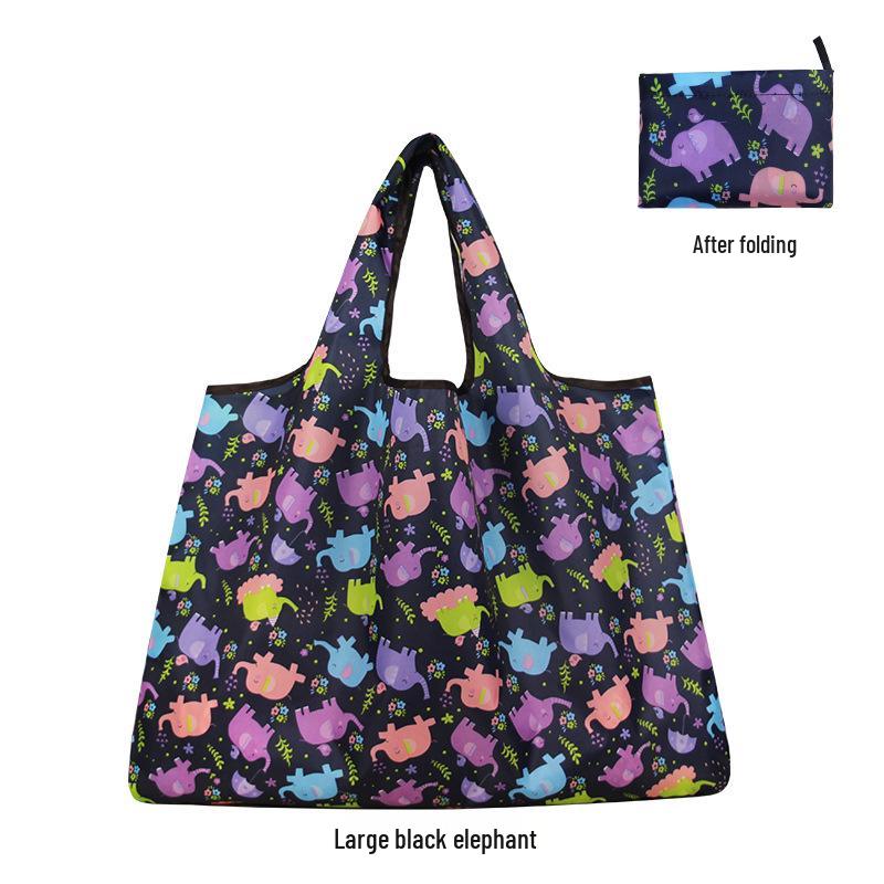 Сумка-тоут Микки: Большая, Складная, Экологичная, Водонепроницаемая Хозяйственная Сумка из Ткани Оксфорд