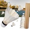12 Pcs Duck Feather Badminton Shuttlecocks Durable Training Badminton Balls Lightweight Shuttlecock for Outdoor Sports