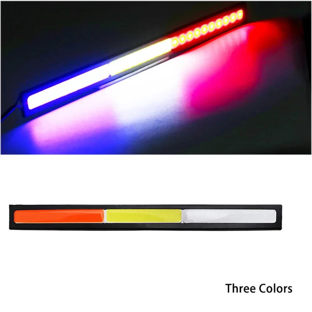 1/2PCS DC 12V 17cm Blue Super Bright LED Car COB Lights DRL Fog Driving Running Lamp Car COB LED Light Waterproof