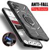 Противоударный защитный чехол for Nothing Phone 2 1, силиконовый + поликарбонат, металлическое кольцо-подставка, задняя крышка для телефона for Nothing Phone 2 1